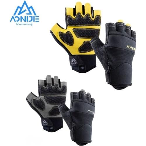 AONIJIE M54 Summer Lightweight Half Finger Sports Gloves Grasping Breathable For Running Fitness Cycling Gym Weightlifting