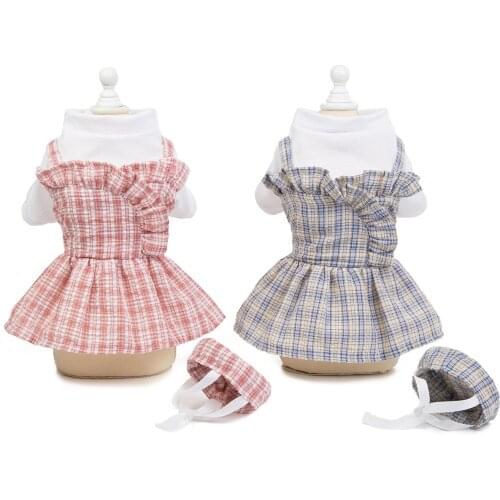 Pet Dress Dog Clothes Dress Outfit for Small Dogs Cute Pet Clothing Puppy Skirt Dog Clothes Chihuahua