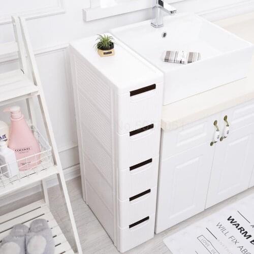 Bathroom shelf floor bathroom storage rack drawer kitchen clip storage toilet corner cabinet side cabinet