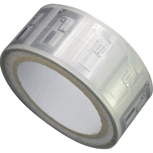 14443A 13.56MHZ NFC NTAG213 RFID Programmer Chip Sticker Label Universal [22*38mm] Transparet Tag 10pcs