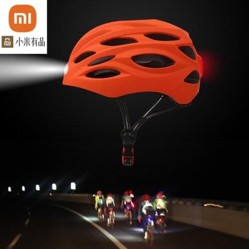 Youpin Front and rear lighted helmets with LED lights for electric bicycles, road bikes, helmets, cycling helmets