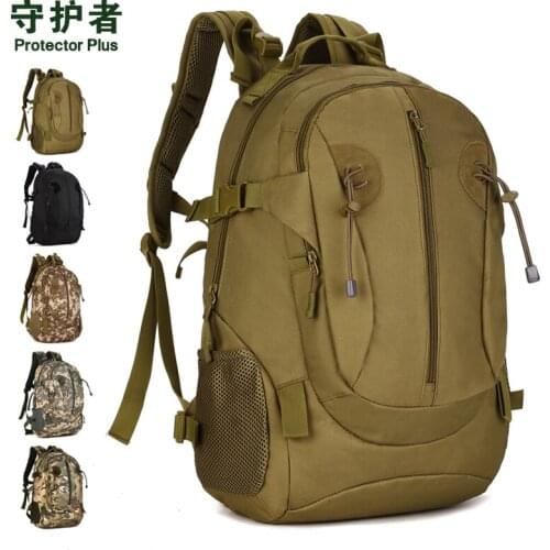 Tactical Backpack Protector Plus/S412 Nylon 40L Sports Bag Camouflage Military Trekking Pack Outdoor Hiking Bag