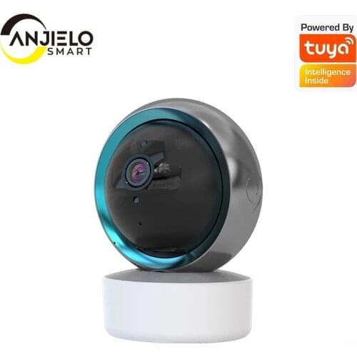 Smart Tuya 1080P Wireless PTZ IP Camera Motion Detection Alarm Two Way Audio for Home Security CCTV with exterior camera