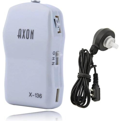X-136 Pocket Wired Hearing Aids In The Ear Sound Amplifier Aid Adjustable Volume Control Personal Headphone for Old People