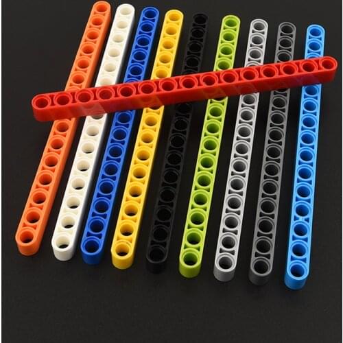10PCS 32278 High-tech hole beam hole arm 1 x 15 Thick Building Blocks Parts MOC DIY Education Build Toys Brick