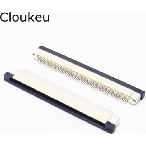 10Pcs FPC FFC Connector cable socket 0.5MM 60Pin Drawer type Bottom Contact