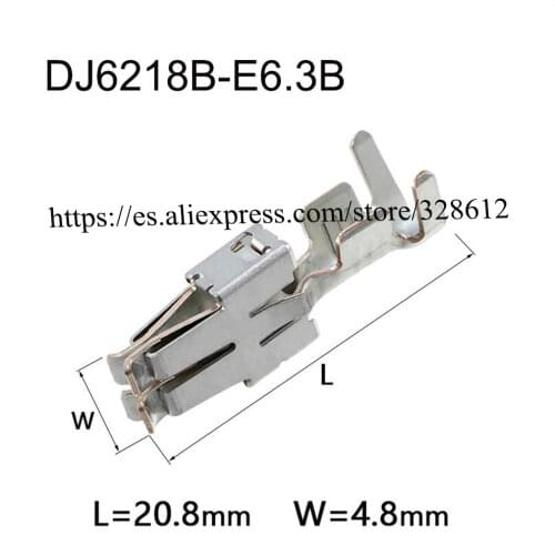 DJ6218B-E6.3B auto Harness terminal car male female cable housing Connector automotive plug Copper needle