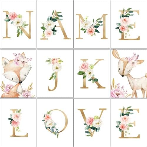 5D DIY Diamond Painting Full Drill Square Flower Animal Diamond Embroidery Letter Pictures Of Rhinestones Decor For Home