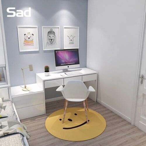 Alfombras Para Salon Round Carpets Nordic Cartoon Living Room Bedroom Mats Childrens Chair Hanging Basket Tea Table Blanket Rug