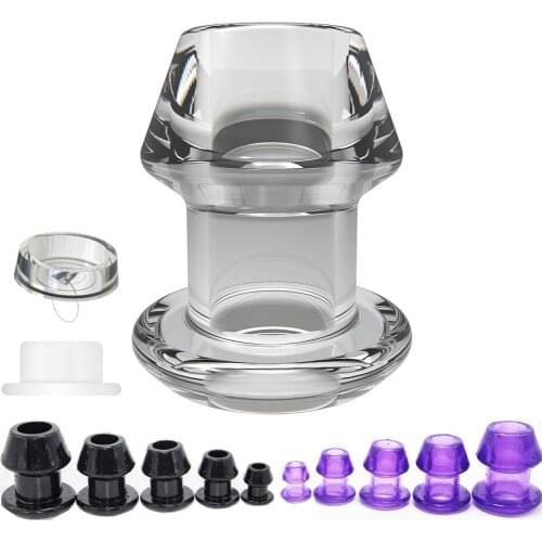 Hollow Anal Plug Large Enema Dildo Gay Huge Speculum Buttplug Men Butt Plug Massage Prostate Stimulator Anal Dilator Sex Toys