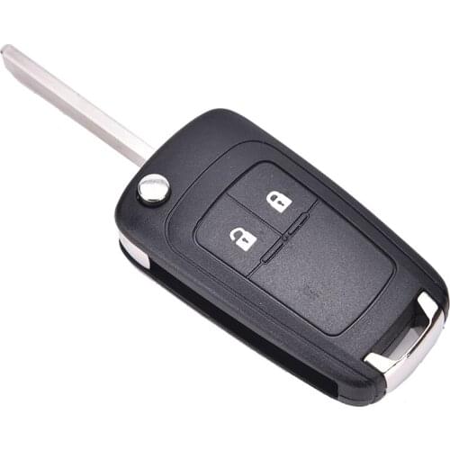 2 Button Flip Remote Key Case Shell For Chevrolet Epica LOVA Spark