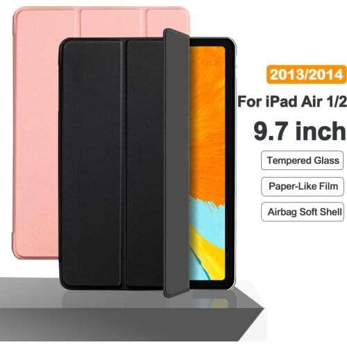 Flip Tablet Case For iPad Air 1 2 9.7'' Funda PU Leather Smart Cover For iPad air1 air2 A1474 A1475 A1566 Folio Capa Auto Wake