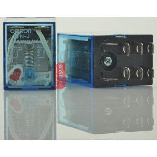 [SA]Original authentic relay LY2N-J AC220V AC110V DC12V DC24V 8 feet 2A2B 10A LY2NJ--10pcs/lot