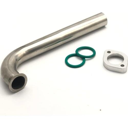Aolly Exhaust Pipe Header 90 Degree or 100 Degree Fit for 26CC 27.5CC 29CC 30cc QJ Zenoah BWS Engines for Rc Boat Parts