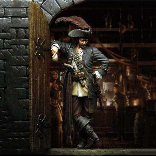 Self-assembled New Unassembled 1/24 ancient man warrior Resin Figure Unpainted Model Kit