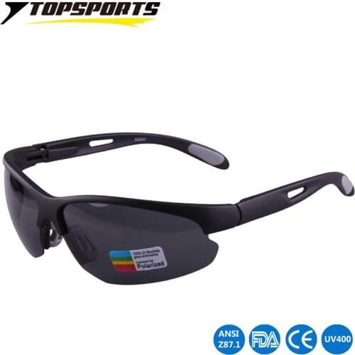 TOPSPORTS Polarized Cycling Sunglasses Bicycle Bike Glasses Eyewear UV400 Eye Protective Driving PC Lens