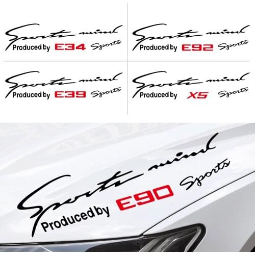 Car styling Vinyl Reflective light eyebrows stickers Decal For bmw M X1 X3 X4 X5 X6 e28 e30 e34 e39 e60 e90 e61 e70 e83