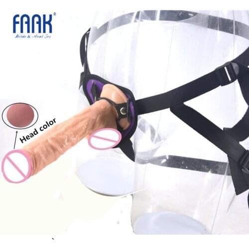 Strapon dildo with suction cup Adult couples game sex toy strap on penis lesbian women masturbator fake penis erotic sex shop