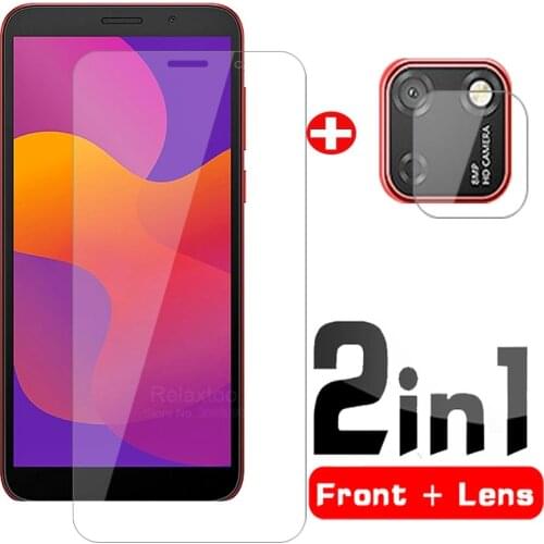 2in1 camera lens glass for Huawei honor 9s case Tempered glass on honor9 s 9 s s9 s huawe honer honar 9s safty Tremp glass 5.4