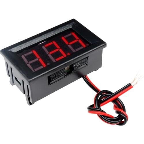 0.56“ DC5V-120V Digital Module 2 Wire Voltmeter LED Display DC Volt Meter Voltage Tester Volt Detector Voltmeter