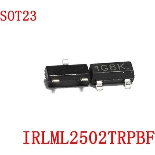 20PCS IRLML2502 SOT23 RLML2502TRPBF SOT-23 SMD new and original IC Chipset