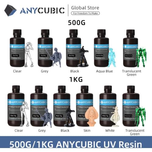 RESINWAY 405nm Resin For LCD 3D Printer Anycubic Photon Mono X impresora 3D Printing Material UV Resins