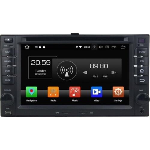 6.2" Android 8.0 Car Stereo Radio DVD GPS Navigation for Kia Cerato Sportage Ceed Sorento Spectra Optima Rondo Rio Sedona Carens