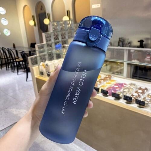 Outdoor Water Bottle Sport Bottles Eco-friendly with Lid Hiking Camping Plastic BPA Free Leakproof RR2096