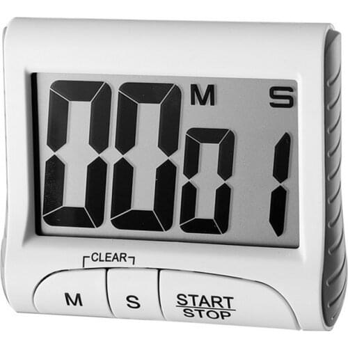 LCD Digital Display Kitchen Timer Multifunctional Portable Timer With Alarm Clock & Countdown Memory Function Cooking Tool