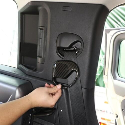 For Land Rover Defender 110 X P400 SE HSE 2020 ABS Chrome Car Seat Belt Decorative Cover Car Accessories