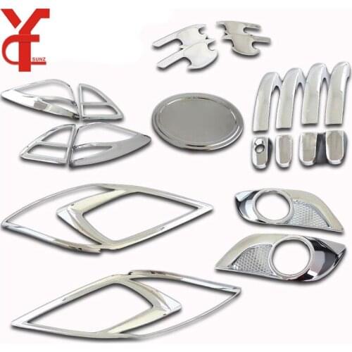 Chrome Kits light cover handle fuel tank For Mazda Bt50 Pro 2012 2013 2014 2015 2016 2017 2018 2019 2020 car accessories YCSUNZ