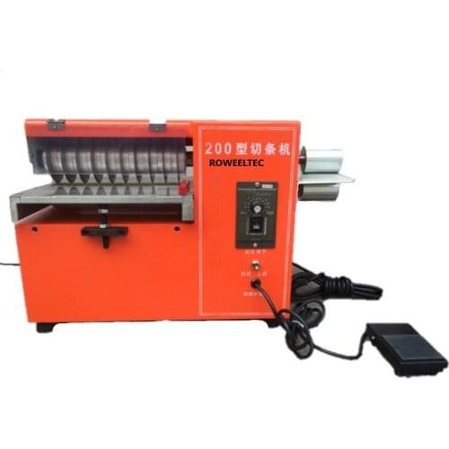 Speed Adjustable Leather Slitting machine Double-use Shoes Slitter Cutter 220V ATT