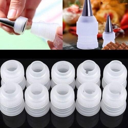 Fashion 1Pcs Icing Piping Nozzles Tips Cake Decorating Converter Coupler Pastry Tool Home Tips Converter S M L Thicken Cake Tool