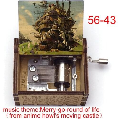 Anime Howls Moving Castle Music Theme Merry Go Round Of Life Music Box Kids Toy Birthday New Year Christmas Gift