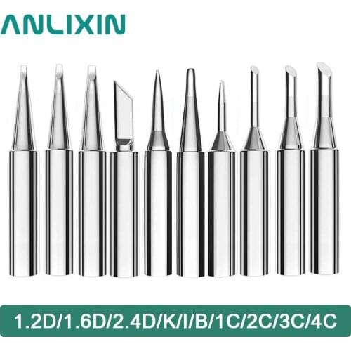 10pcs/lot Lead-free 936 937A 900M-T Soldering Tip Welding Sting Soldering Iron Tips For BGA Soldering Rework Station Repair Tool