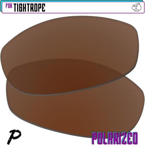 EZReplace Polarized Replacement Lenses for - Oakley Tightrope Sunglasses - Brown P