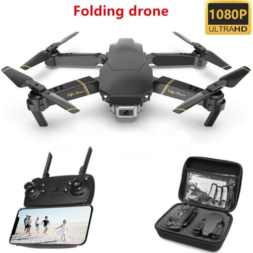 Foldable RC Drone With HD Camera 1080P Live Video Drone RC Helicopter FPV Optical Flow Wide Angle Camera RC Quadcopter