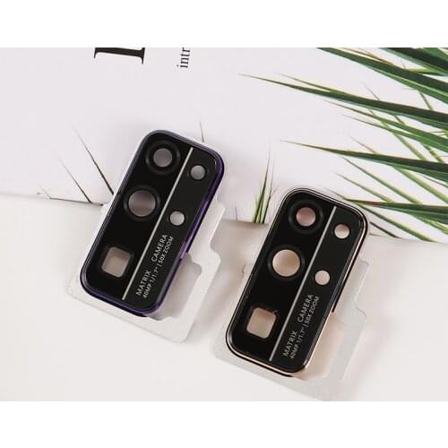 Honor30 For Huawei Honor 30 Camera Lens Glass With Frame Holder Repair Rear Housing Cover Replace Parts