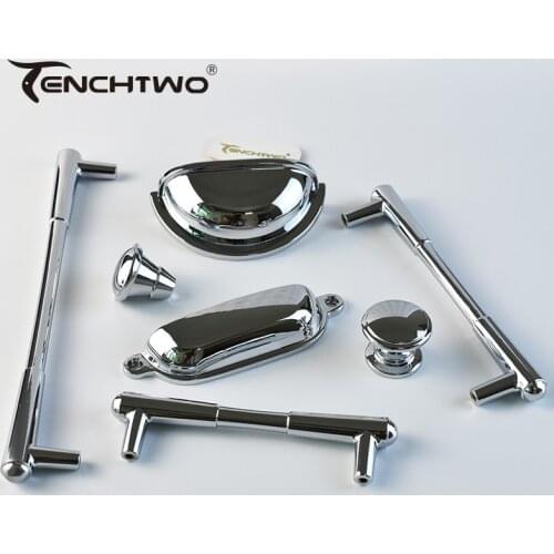TENCHTWO Modern Silver Closet Kitchen Storage Cabinet Knobs Furniture Wardrobe Dresser Cupboard Drawer Pull And Door Handles