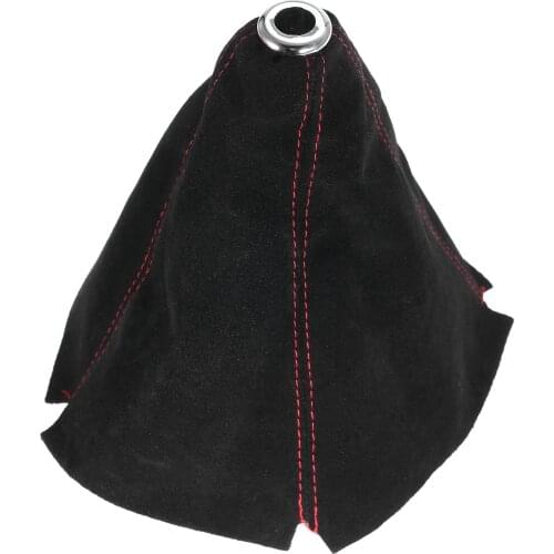 Unversal Car Shift Knob Shifter Cover Car Manual/Auto Speed Gaiter Boot ABS+PU Leather Car Styling For Car SUV Truck Vans