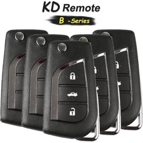 KEYECU 5x B-Series B13 Universal Remote 3 Button Control Key for KD900 KD900+, KEYDIY Remote B13