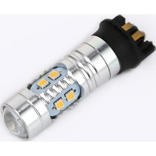 1PCS PW24W 2323 10SMD 50W 12V White LED Fog Light Brake Light Reverse Light Backup Light Wedge Clearance Light For Car Lighting