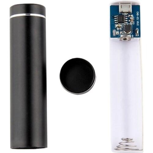 1PCS USB 5V 1A POWER BANK Suit 18650 BATTERY External DIY Kit Case Box Per Cell Phones Free welding Multicolor