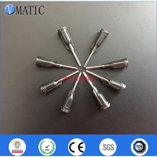 Free Shipping 100Pcs/Bag Industrial Tips 16G Gray Color Dispensing Needles Disposable Blunt Needle Tip 1/2 Inch