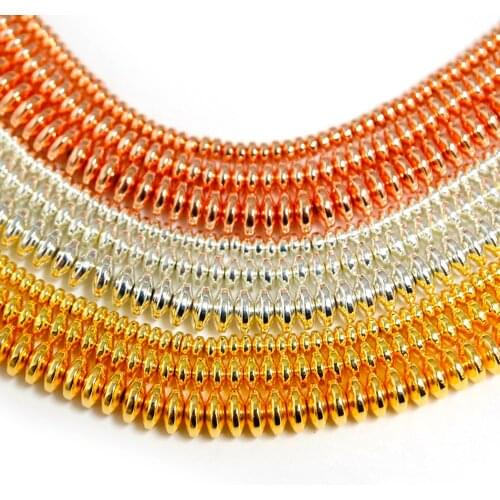 High 4mm 6mm 8mm 110-200pcs/lot Natural Stone Hematite Beads Oval Loose Spacer Charm Beads Bracelet Jewelry DIY accessories