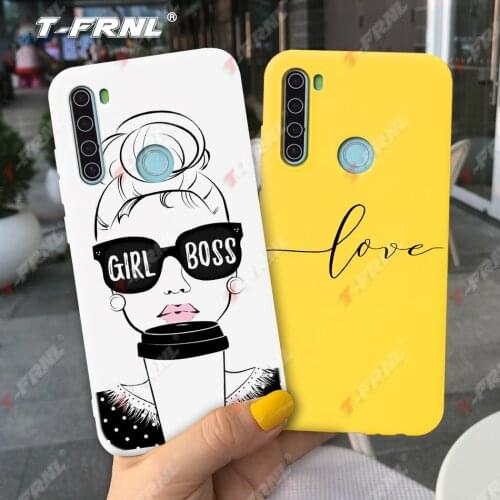 For Redmi note 8 Pro 8T case new style Girl funny Various color Soft TPU case for Redmi note 9 9S Pro Max case