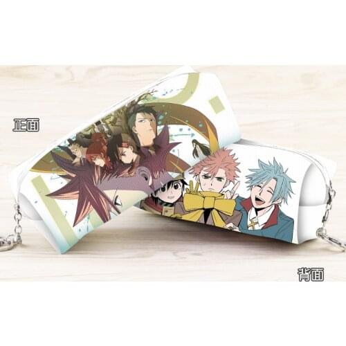 Anime ID:INVADED Synthetic Leather Pen Bag Cosmetic Bag Pen Case Pencil Case