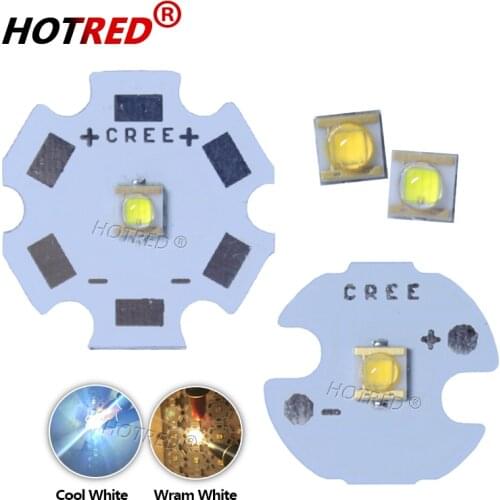 50pcs 1W 3W USA Semileds High Power LED Beads Chip Replace CREE 3535 XPE lamp Cold Warm White for Spotlight Bulb
