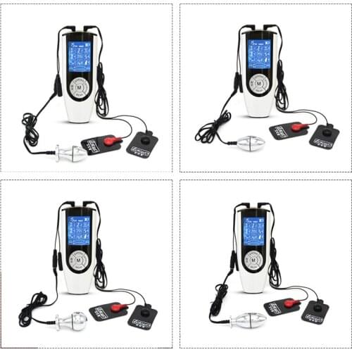 New Hot Sale Strongest Electro Shock Anus Expander Vaginal Ball Prostate Massage Nipple Pad Electrical SM Sex Toys For Couple