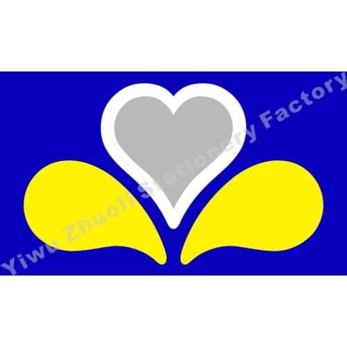 Belgium Capital Region Flag 150X90cm (3x5FT) 120g 100D Polyester Double Stitched High Quality Banner Free Shipping